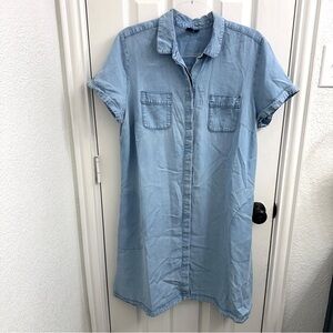 J. Jill Light Blue Denim Dress